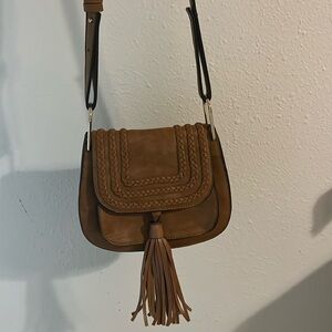 Brown Fringe Bag
